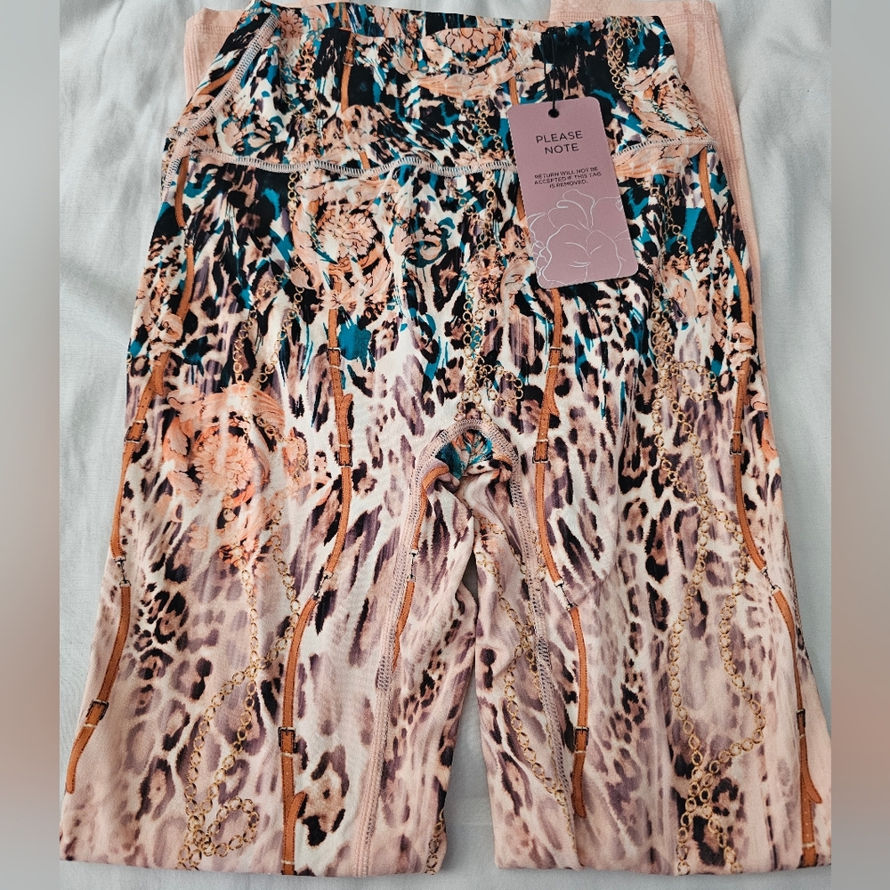 Noire Blanc Leggings